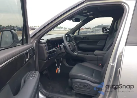 2025 Hyundai Santa Fe Hybrid Calligraphy from USA, damaged, VIN 5NMP54G17SH060463